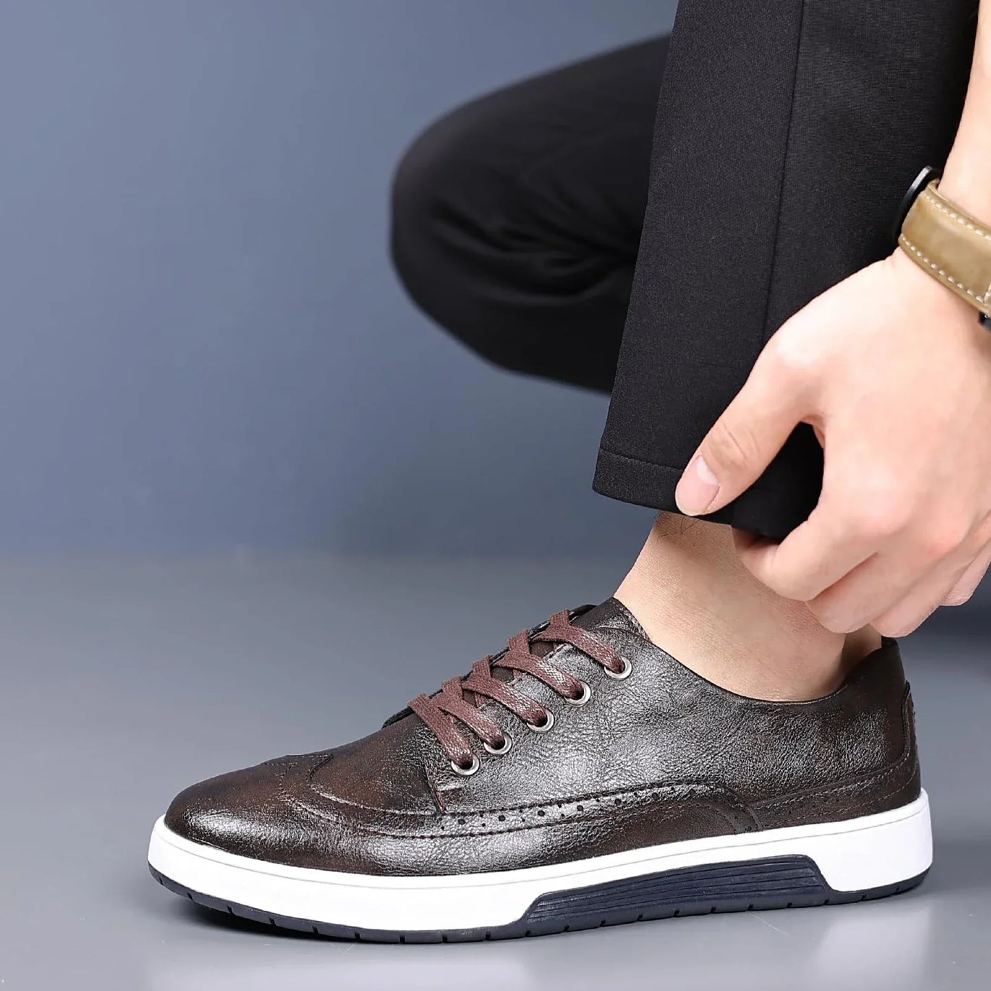 Metro Brogue Sneakers - Buy One Get Two FREE!